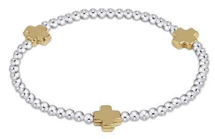 Extends - Signature Cross Sterling Mixed Metal