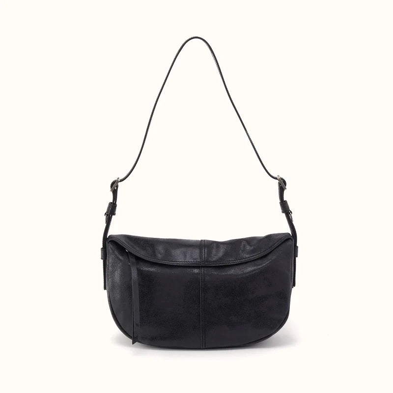 Hobo Contour Shoulder Crossbody Black