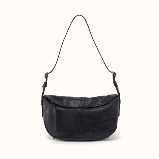 Hobo Contour Shoulder Crossbody Black
