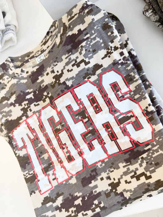 Tigers Camo Tee Youth