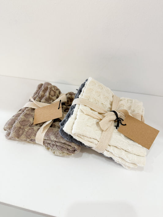 Waffle Weave Dish Cloths