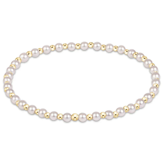 E Newton Grateful Pearl 3mm Bracelet