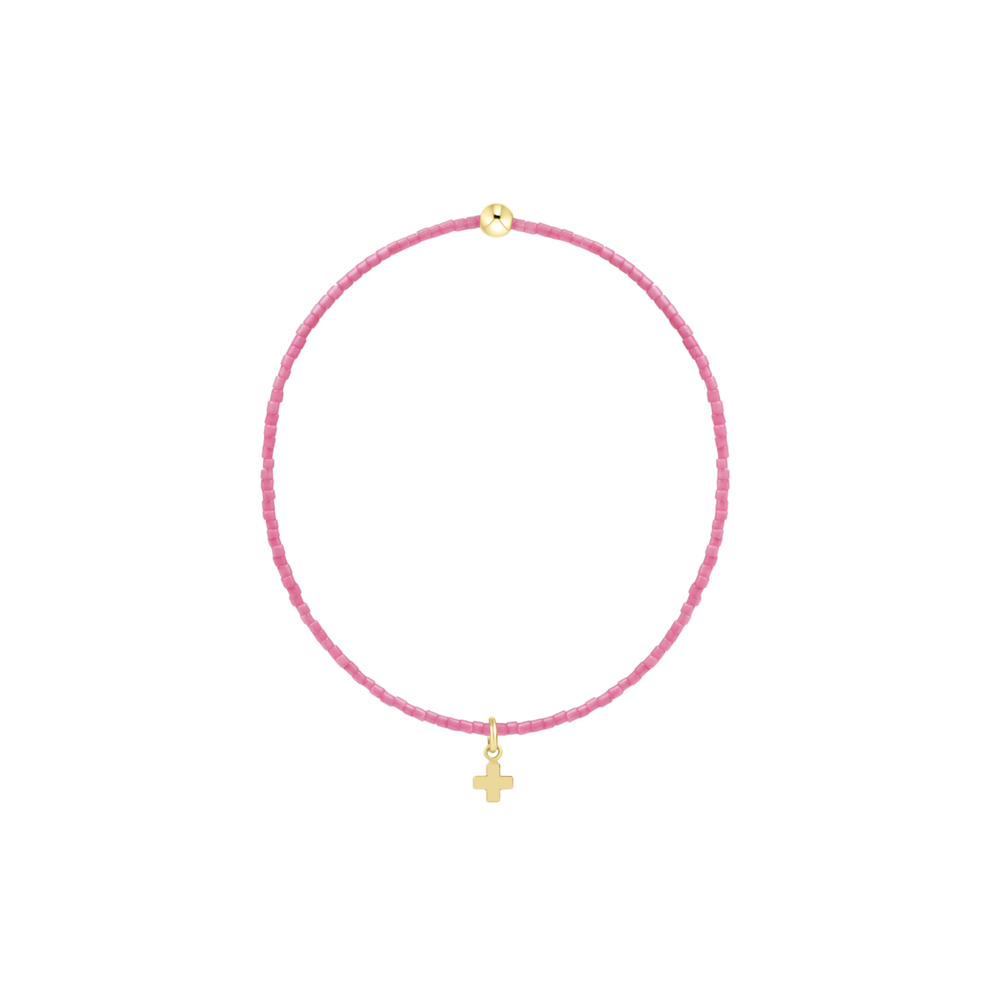 E Newton Hope Classic Bubblegum Signature Cross Charm