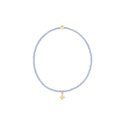 E Newton Hope Classic Ocean Mist Signature Cross Charm