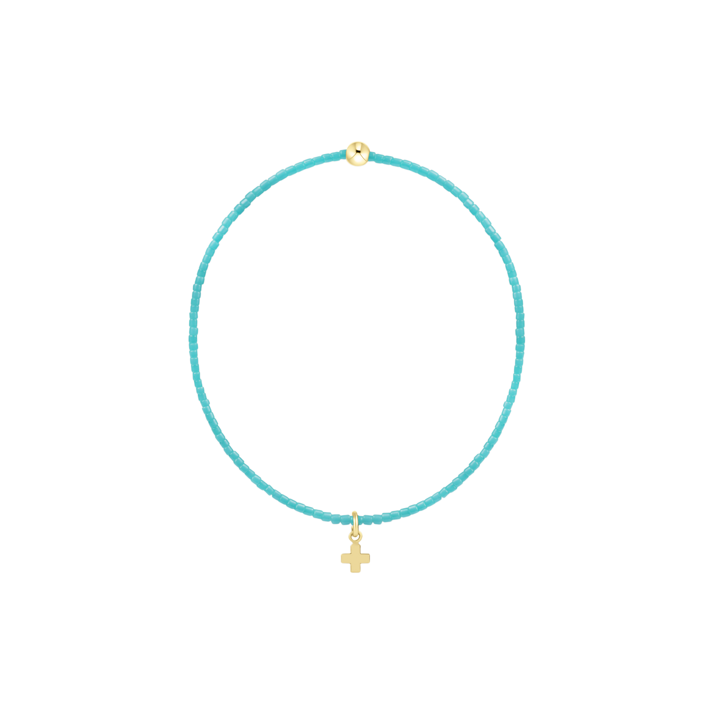 E Newton Hope Classic Turquoise Signature Cross Charm