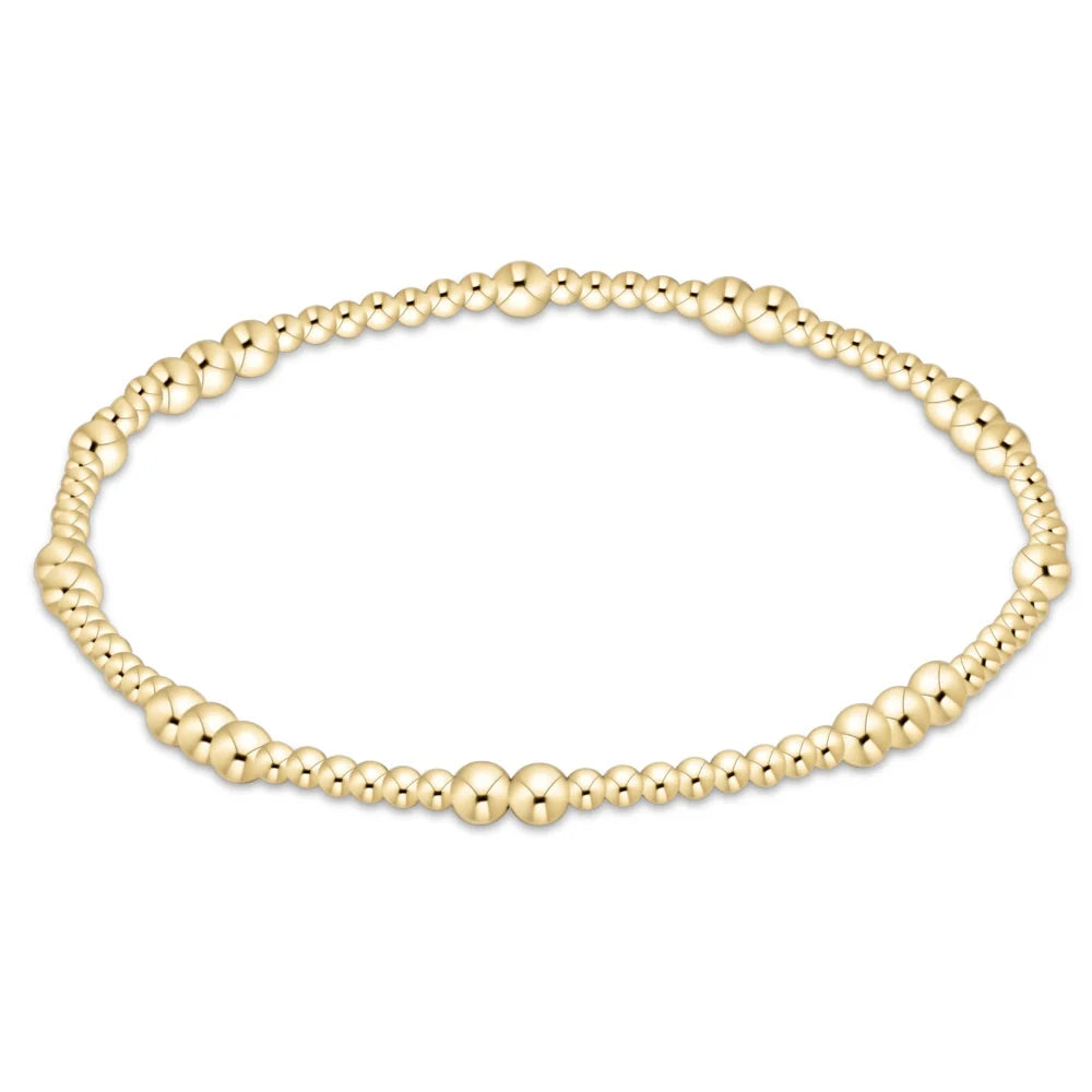 E Newton Hope Unwritten Gold 3mm Bracelet