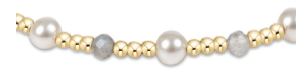 E Newton Pearl Sincerity Pattern 4mm Bead Bracelet - Labradorite