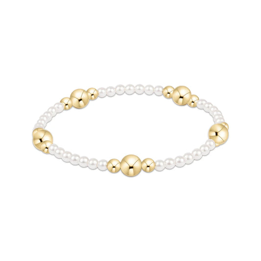 E Newton Purpose Gold 6mm Pearl