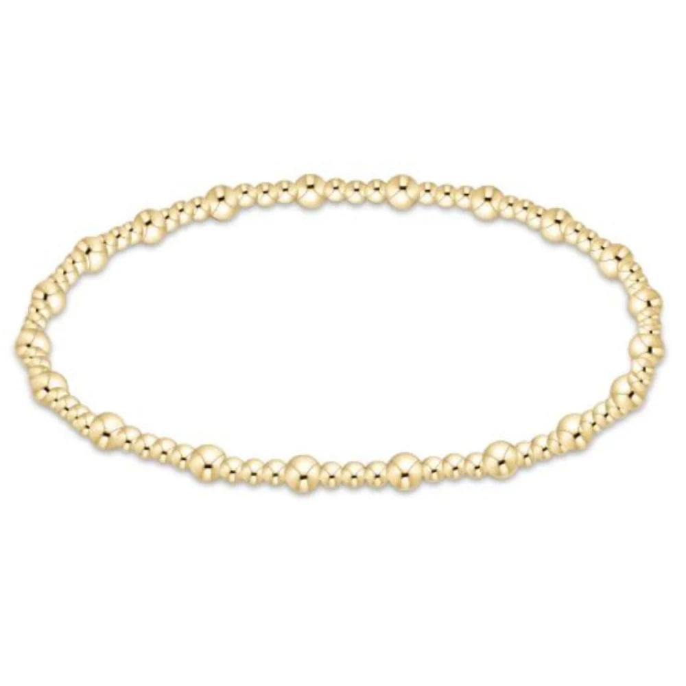 E Newton Sincerity Gold 3mm Bracelet
