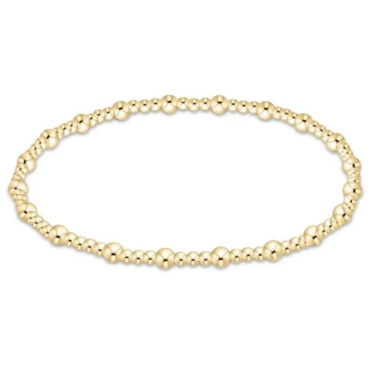 E Newton Sincerity Gold 3mm Bracelet