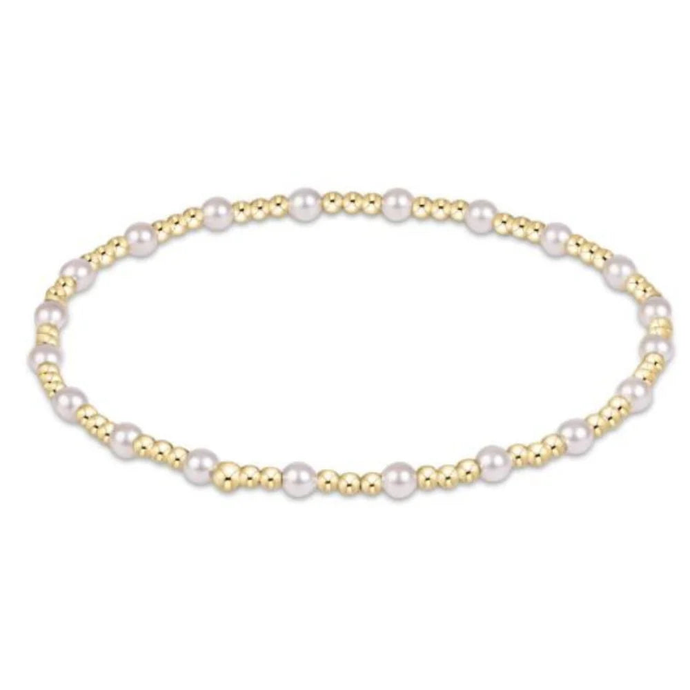 E Newton Sincerity Pearl 3mm Bracelet