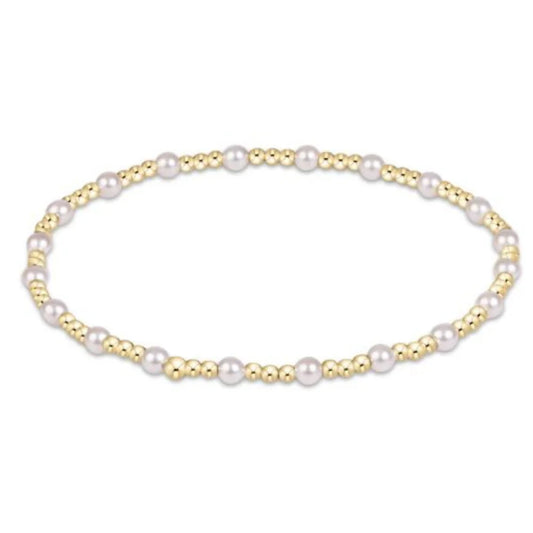 E Newton Sincerity Pearl 3mm Bracelet