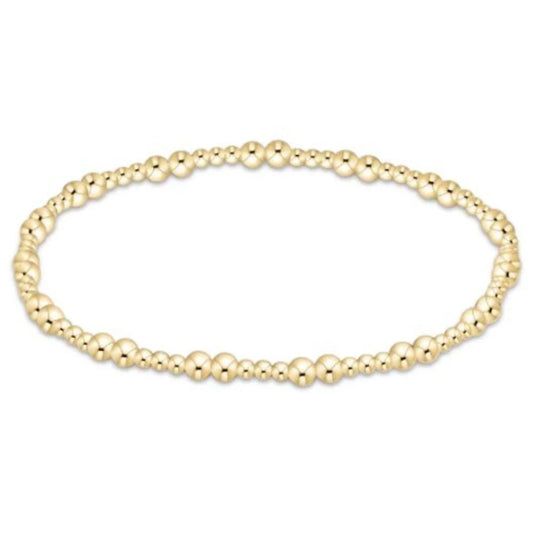 E Newton Together Gold 3mm Bracelet