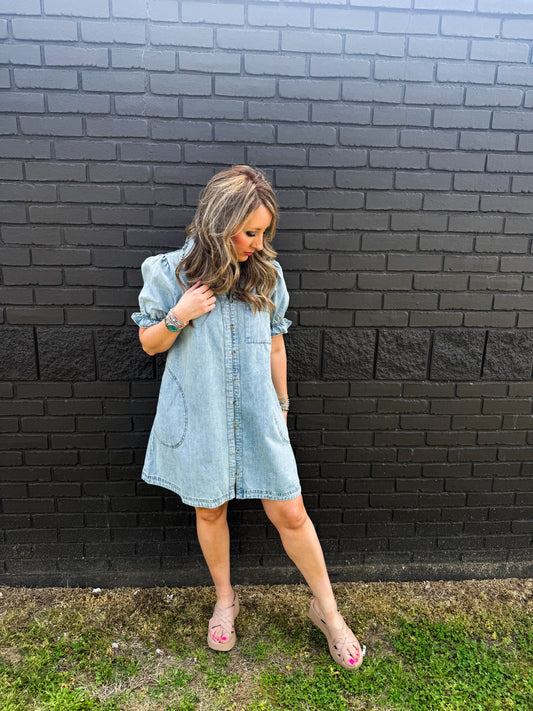 Sundazed Denim Dress