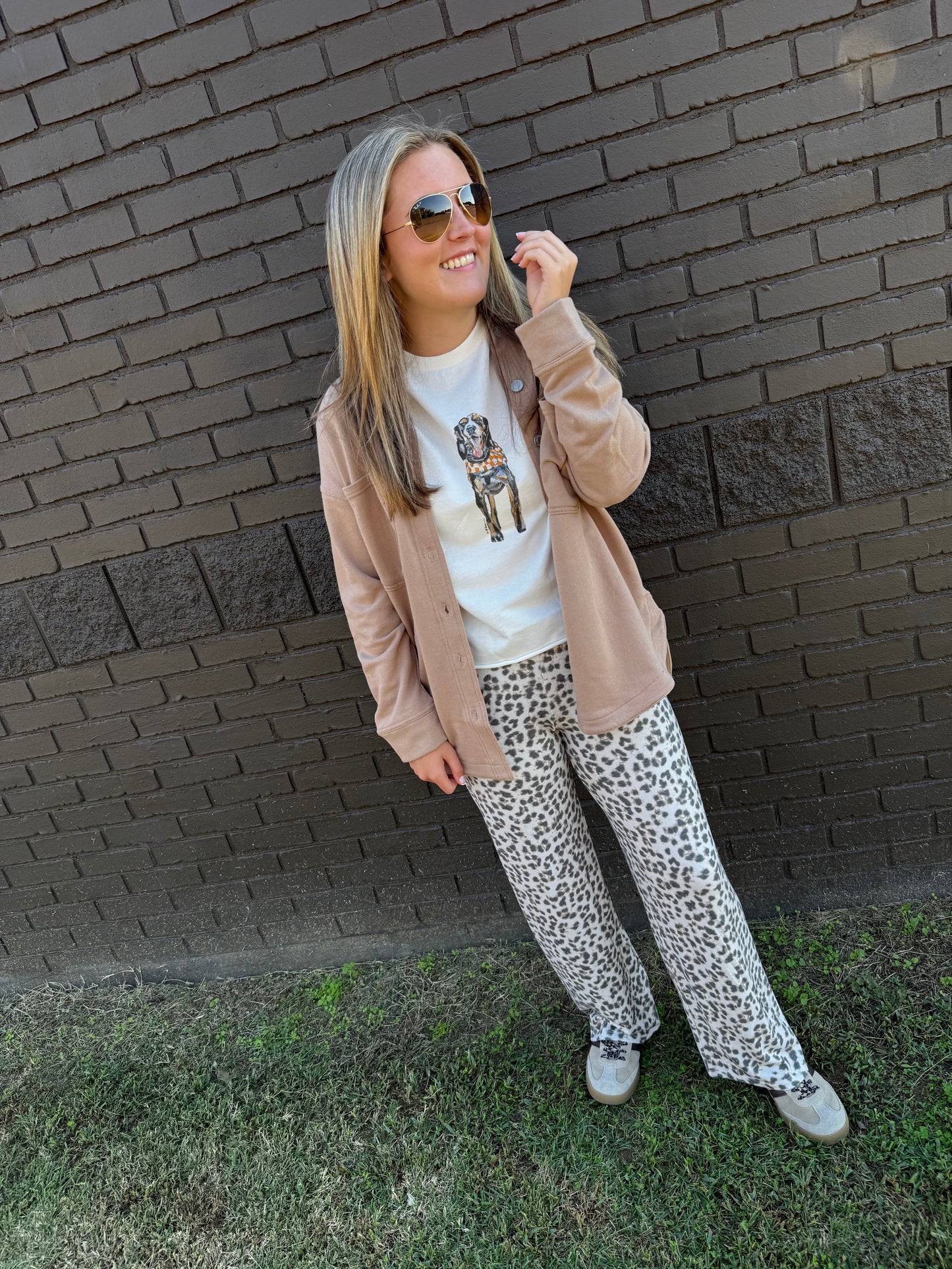 Z Supply Luxe Leopard Pants
