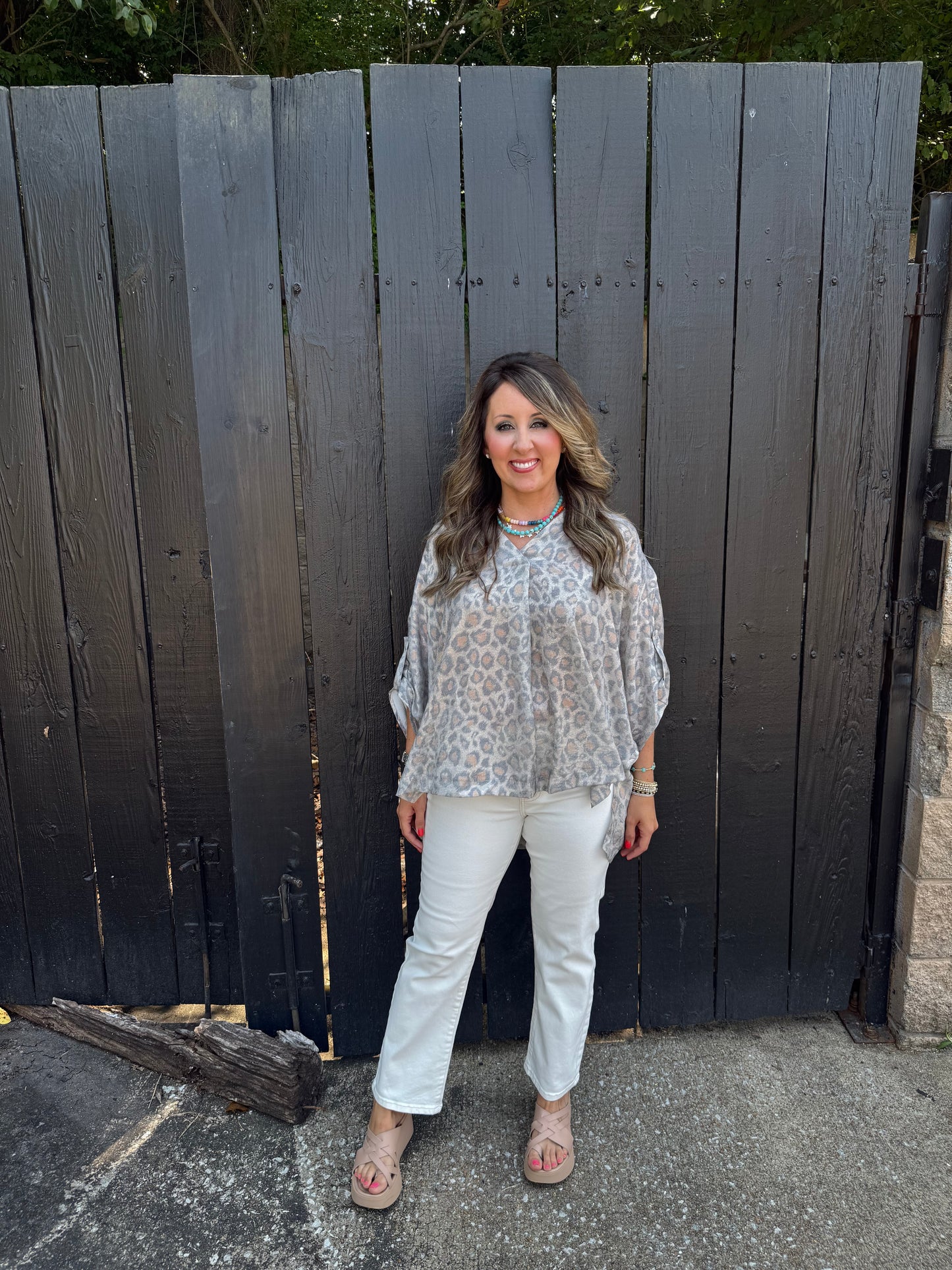 Lia Cool Leopard Top