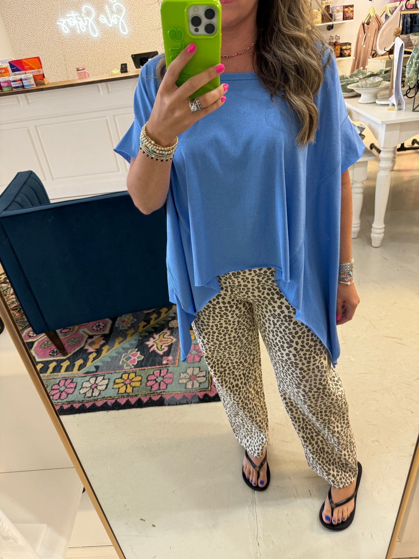 Juliet Blue Top