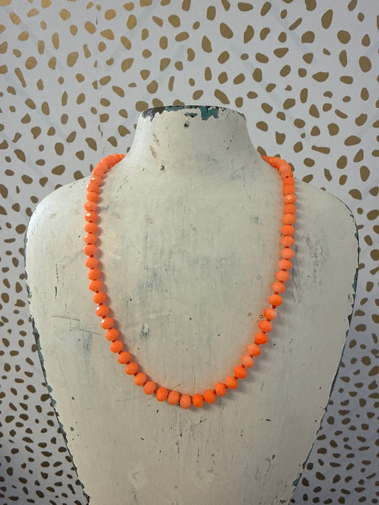 Barb Orange Necklace