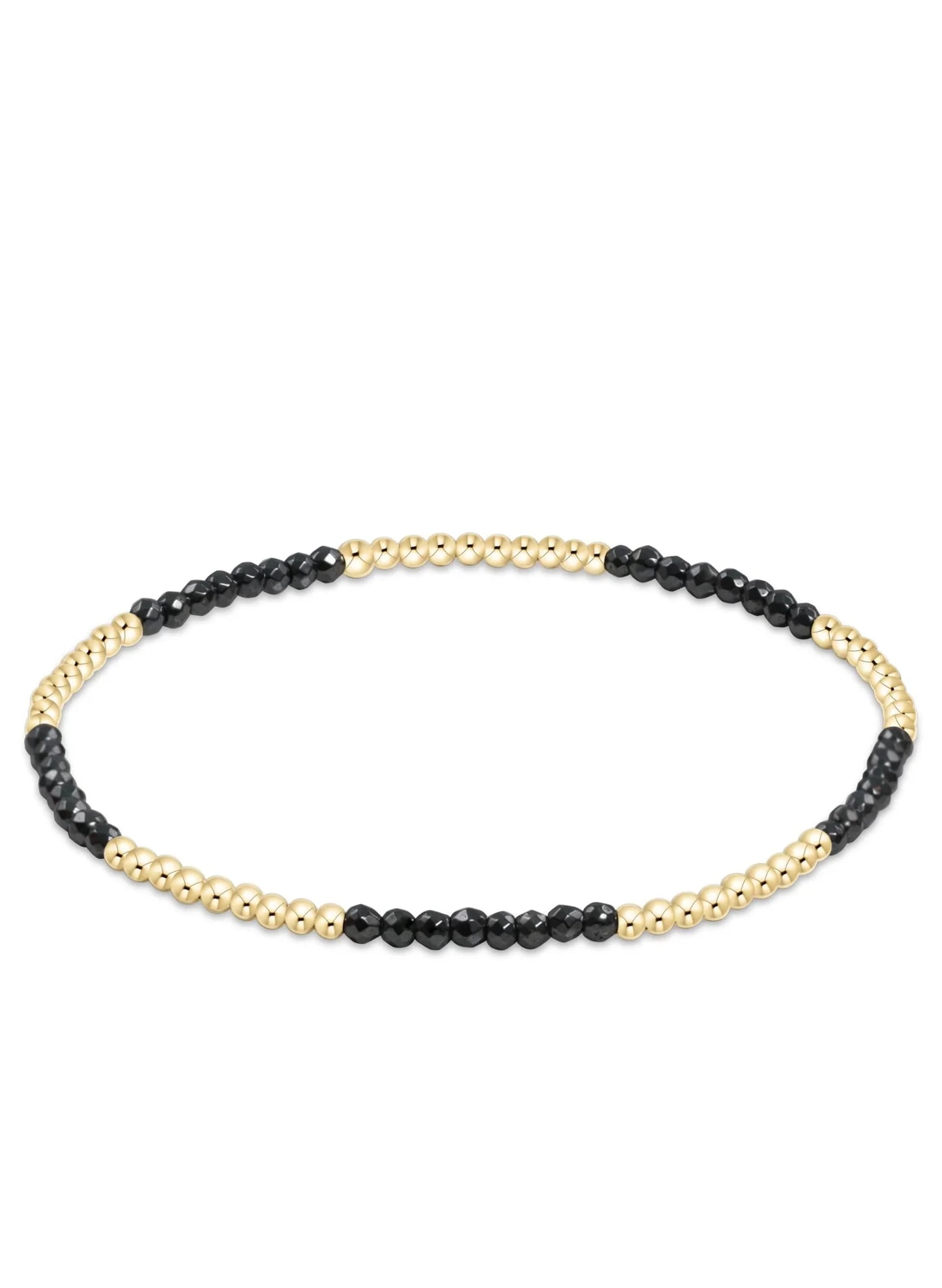 E Newton Blissful 2mm Faceted Hematite