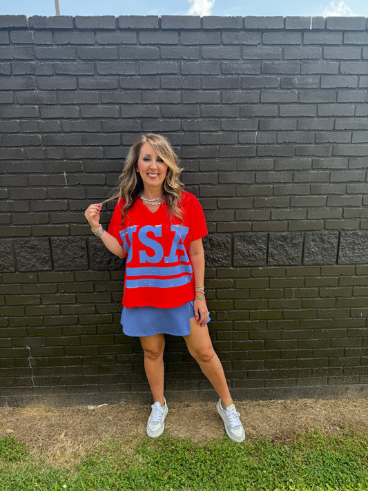 Party in the USA Top Red