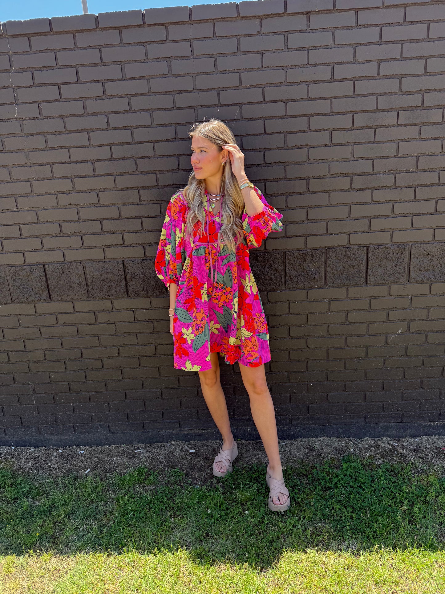 Natalie Neon Dress