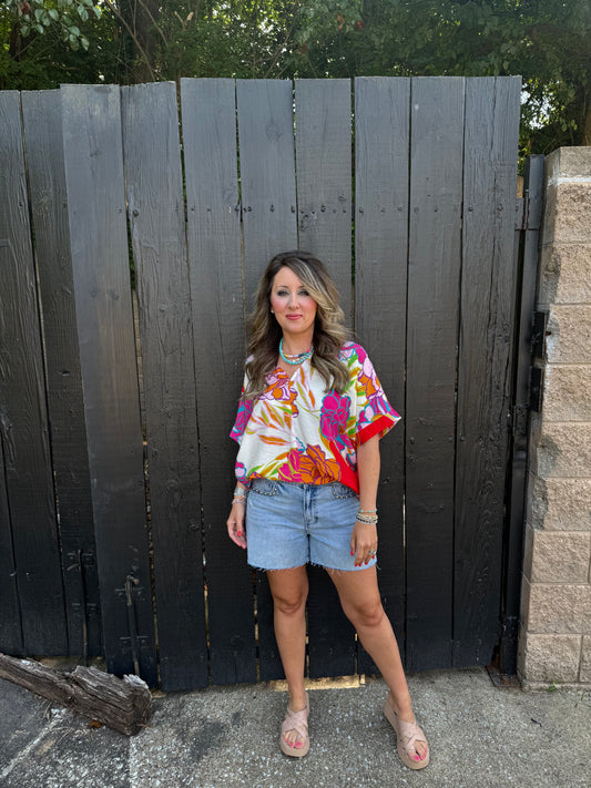 Cova Floral Top