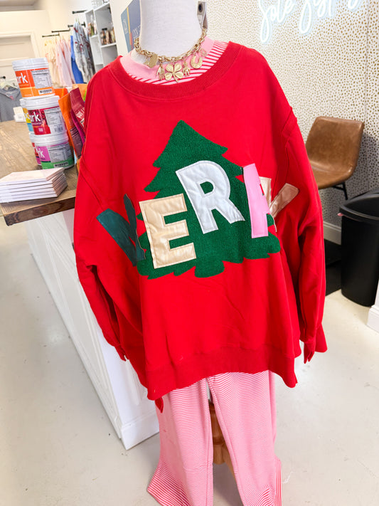 MERRY Tree Sweatshirt