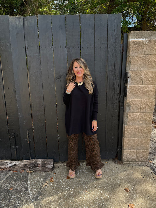 Hallie Black Sweater