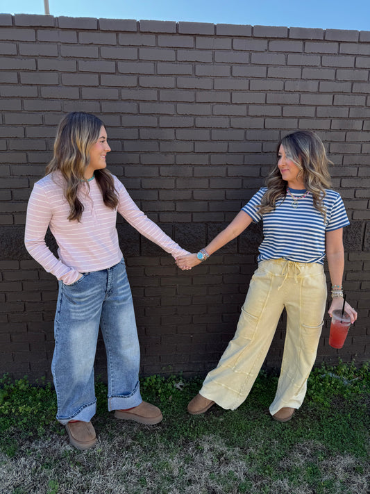 Z Supply Ferris Henley Striped Top