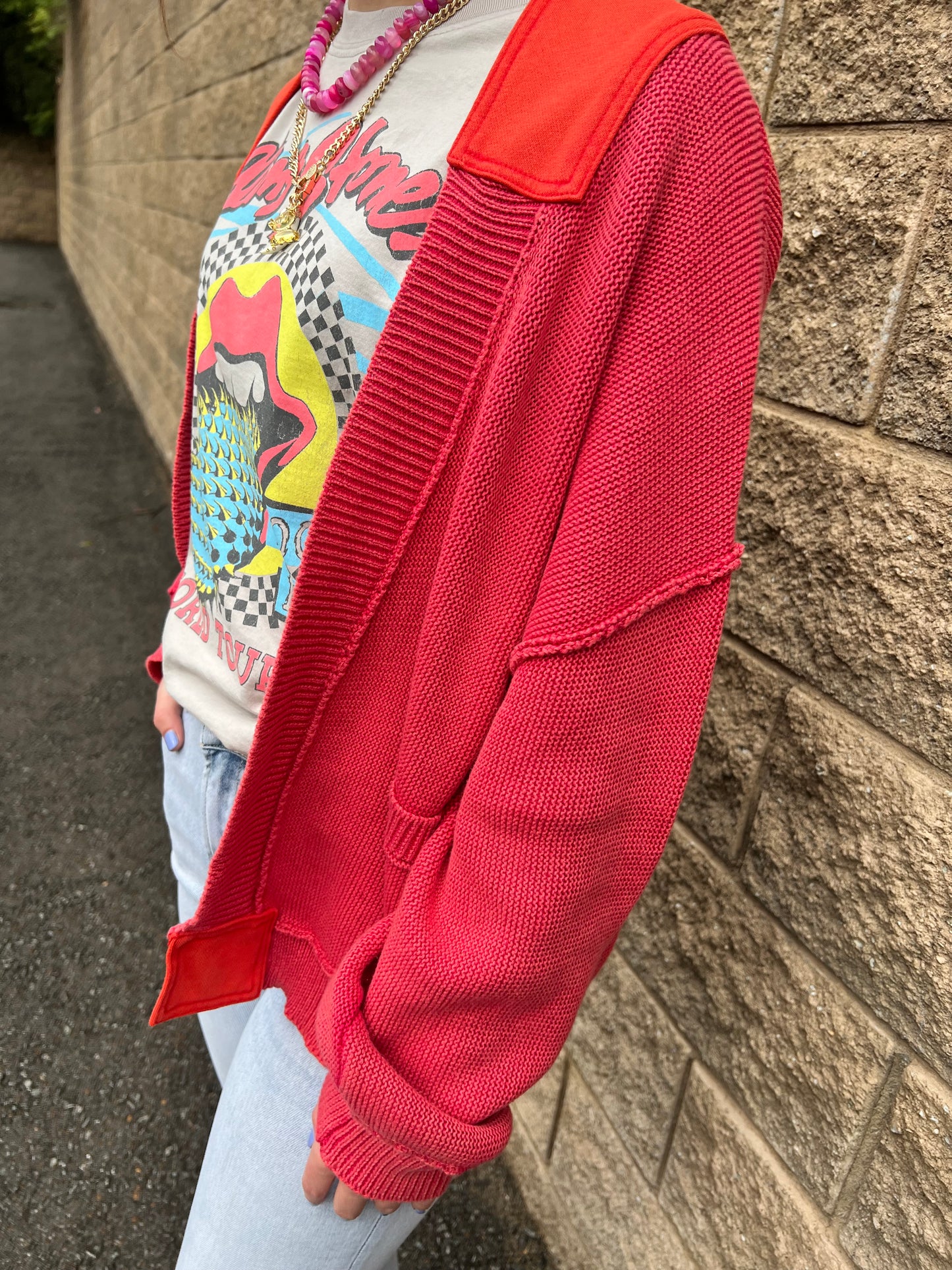 Marley Red Cardigan