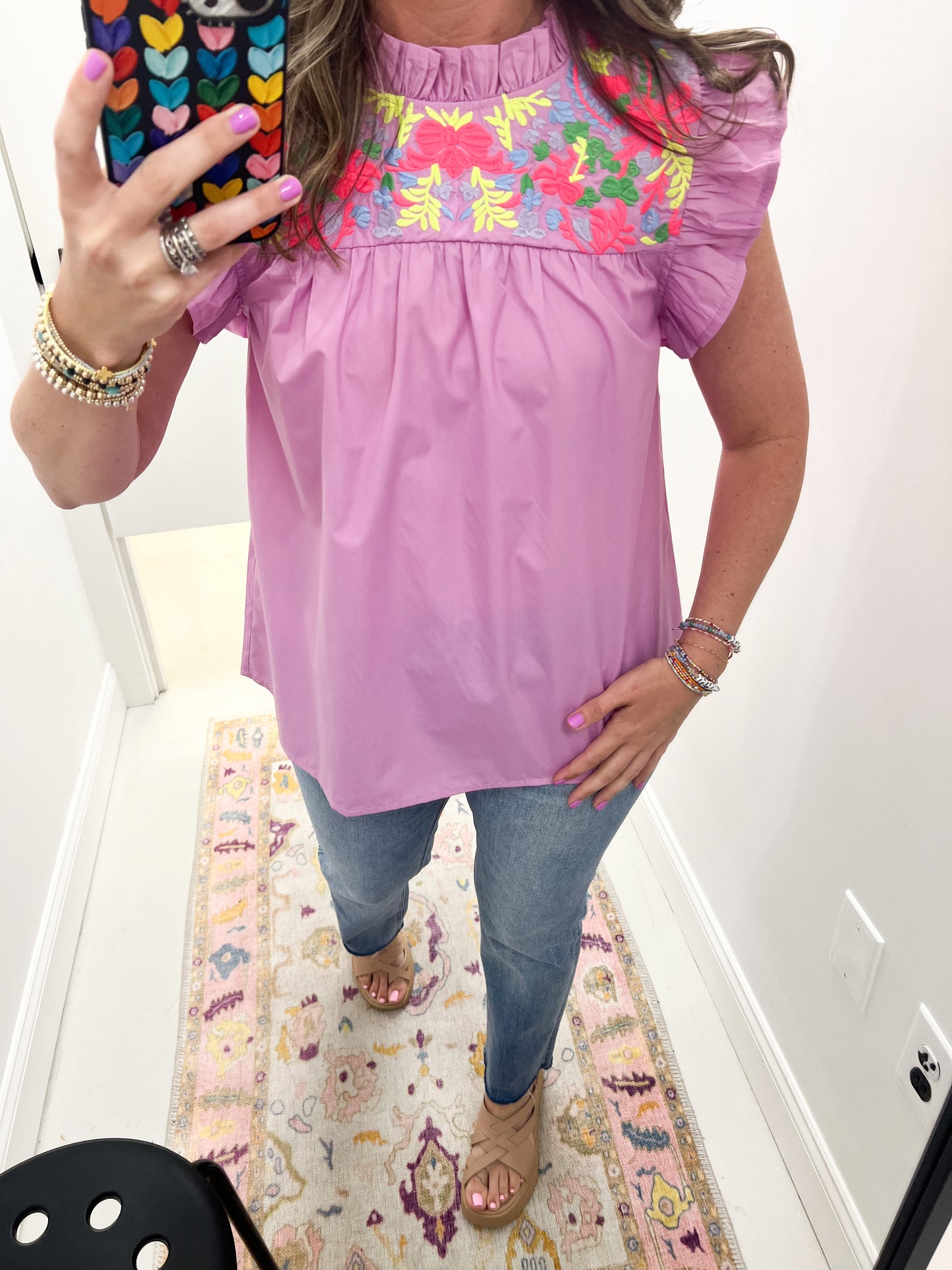 Darcy Orchid Top