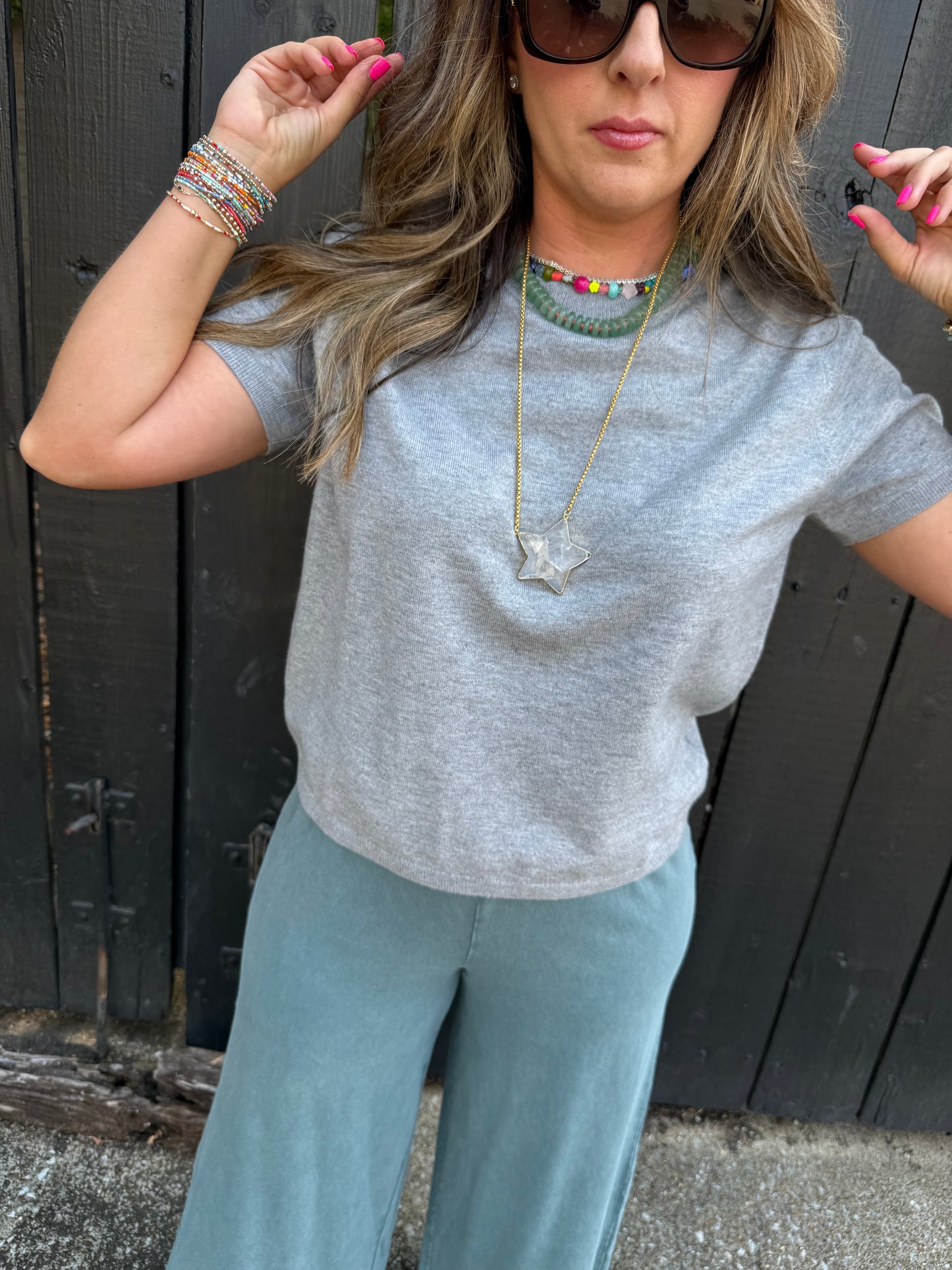 Griffin Grey Sweater
