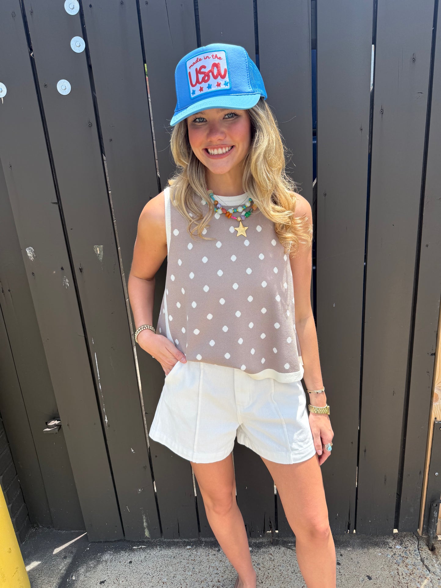 Nova Polka Dot Top