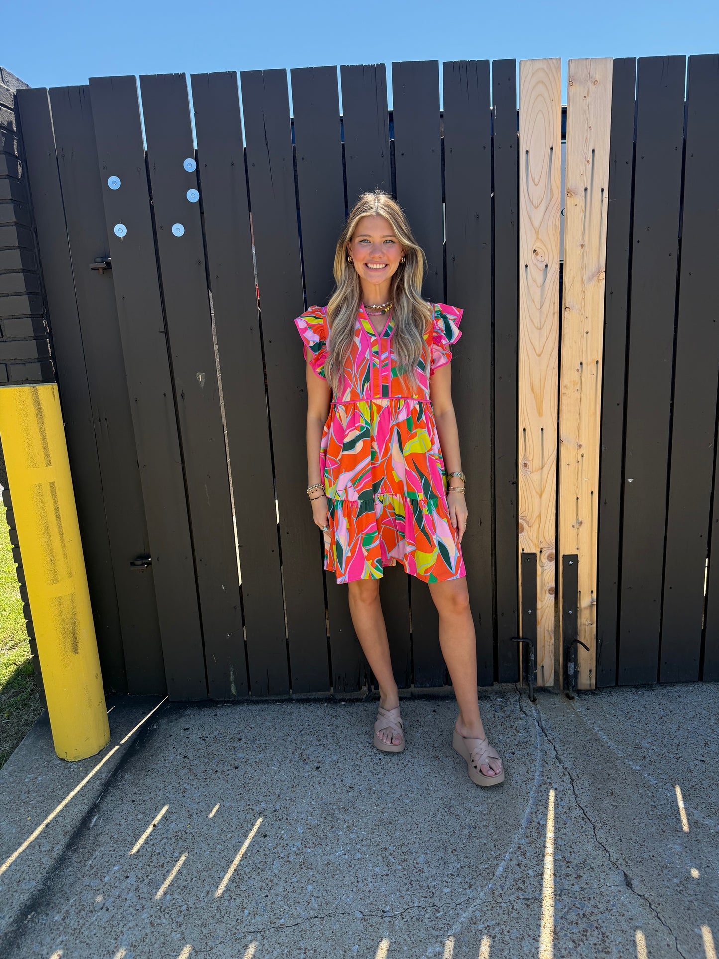 Finn Floral Dress Pink