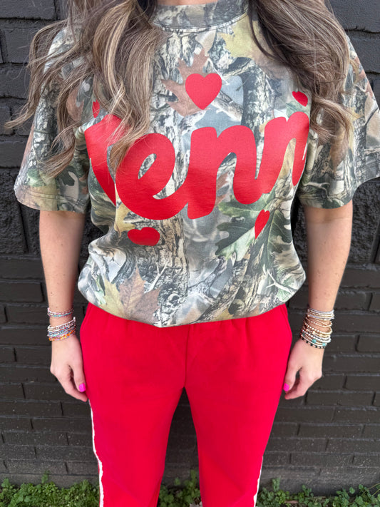 Tenn Heart Camo Tee