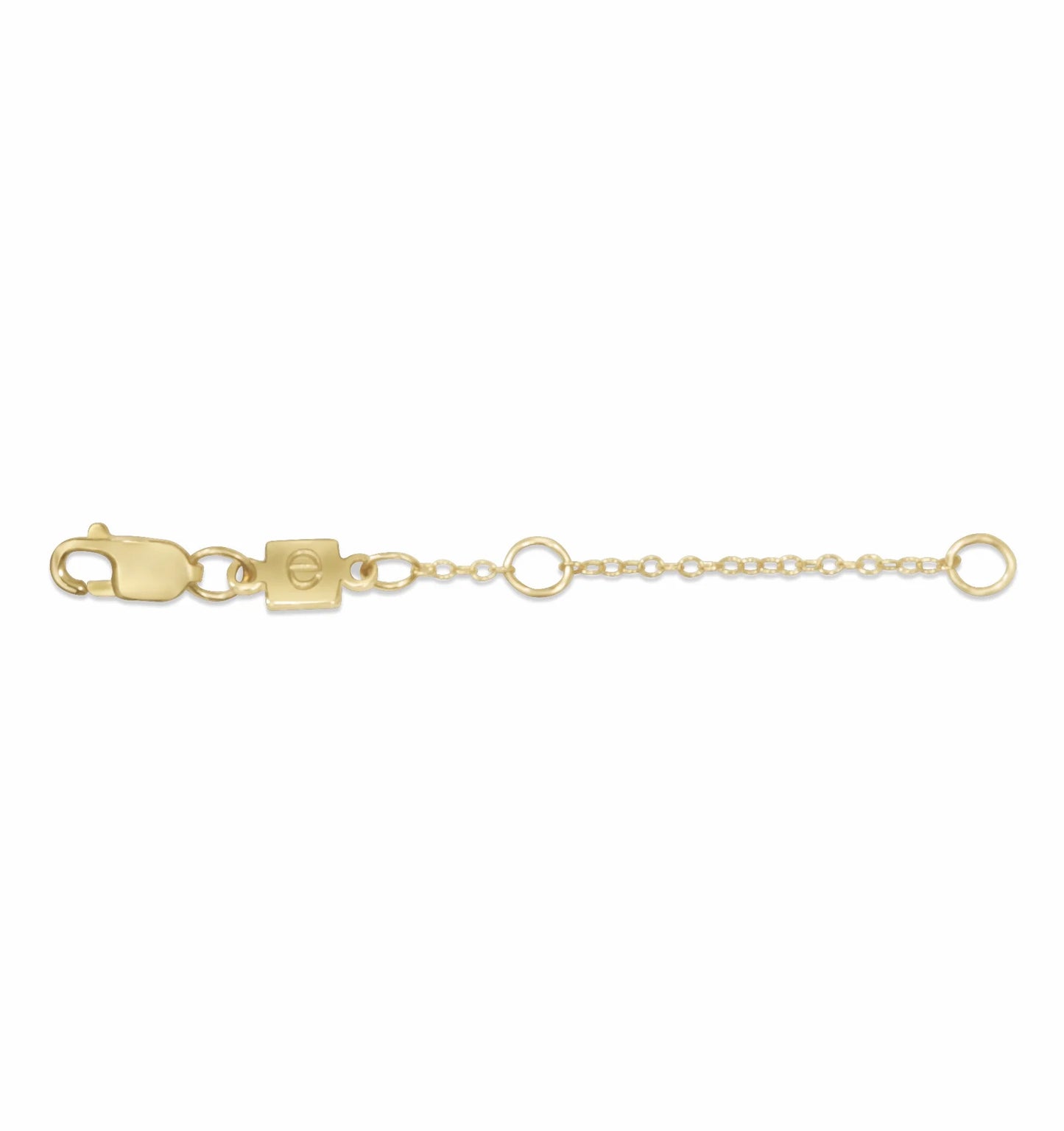 E Newton 2" Necklace Extender Gold