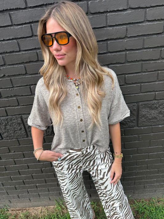 Lindy Mocha Top