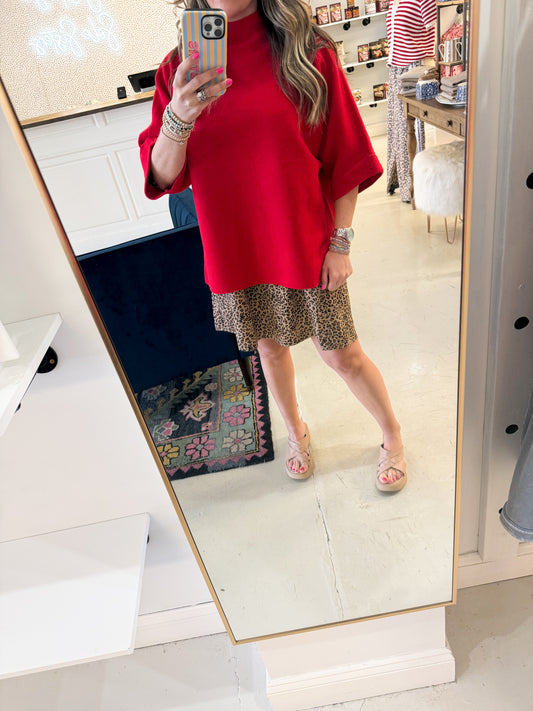 Bree Red Sweater