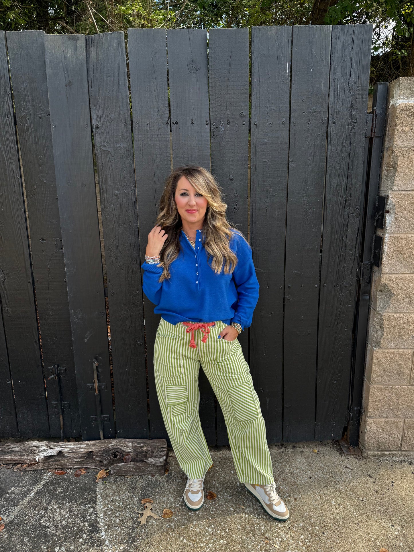 Punchy Royal Henley Top