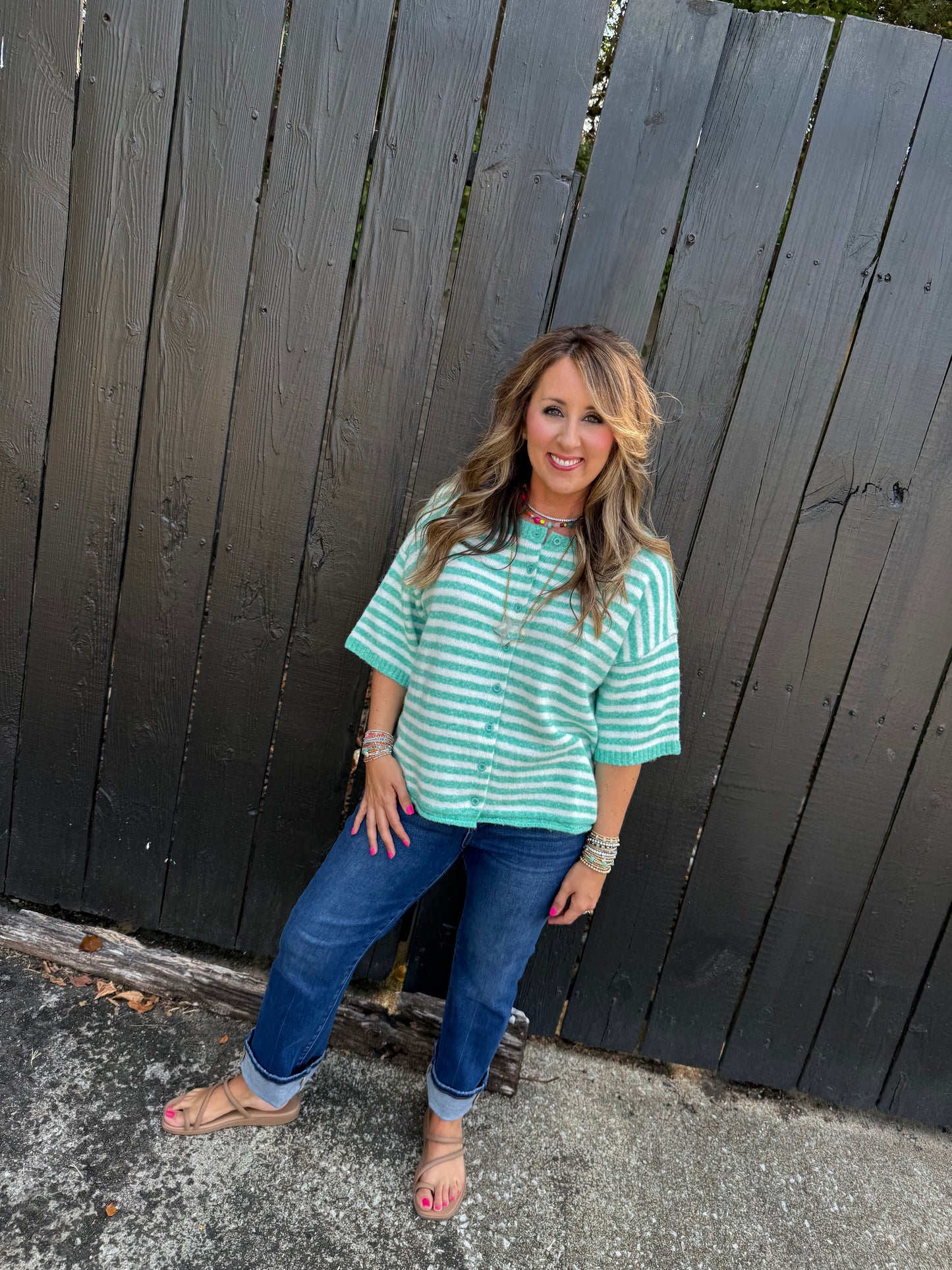 Mendy Stripe Cardigan