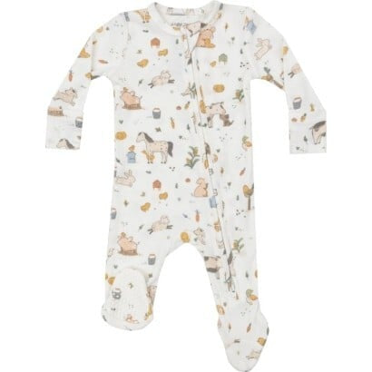 Angel Dear Farm Babies 2 Way Zipper Footie