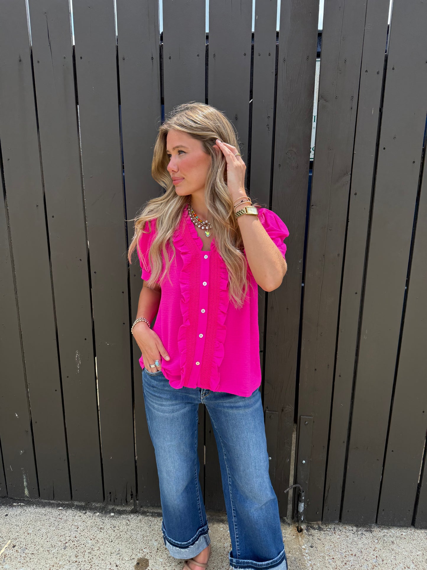 Bex Hot Pink Top
