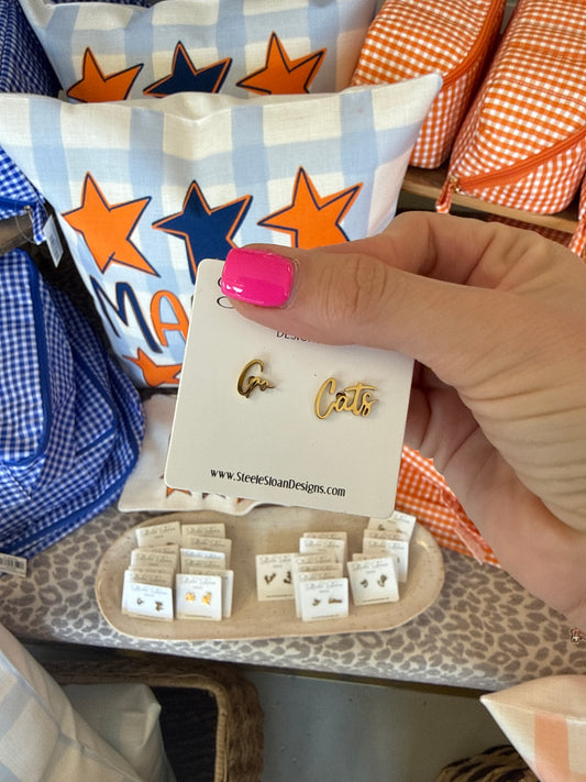 Go Cats Earrings
