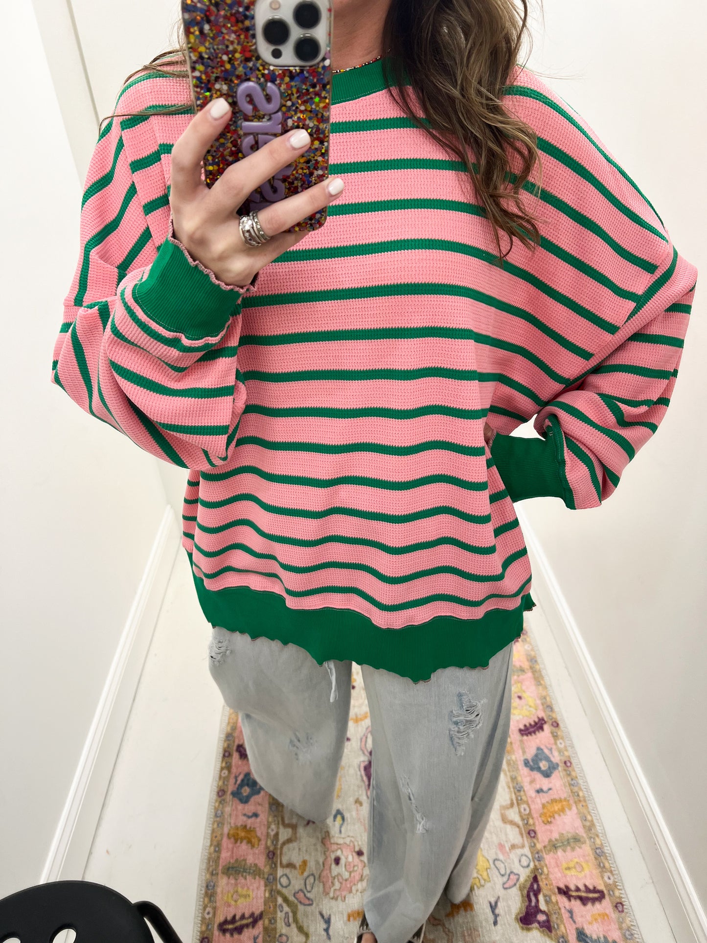 Fall For Me Stripe Watermelon Top