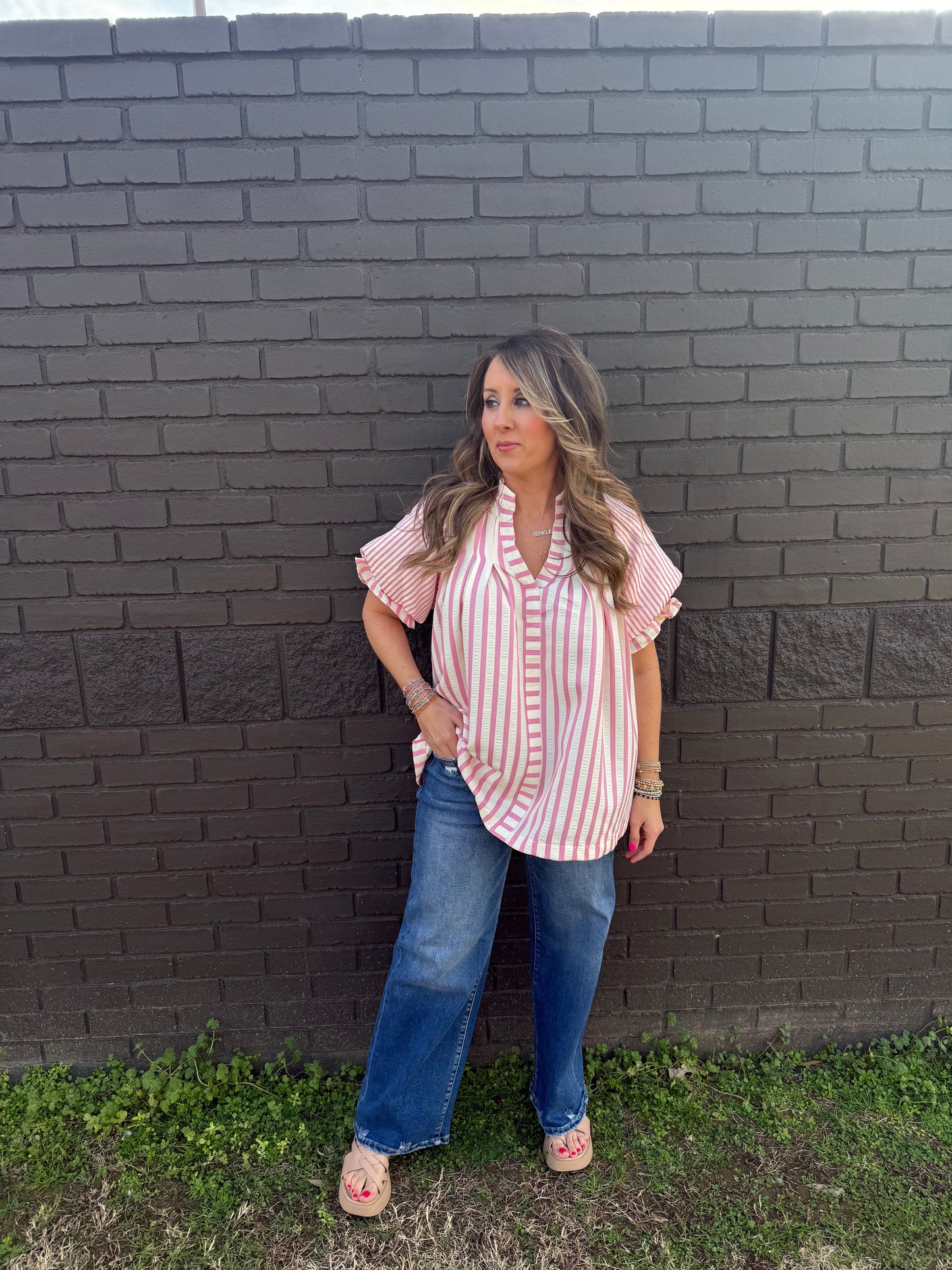 Hillary HR Crop Wide Jeans