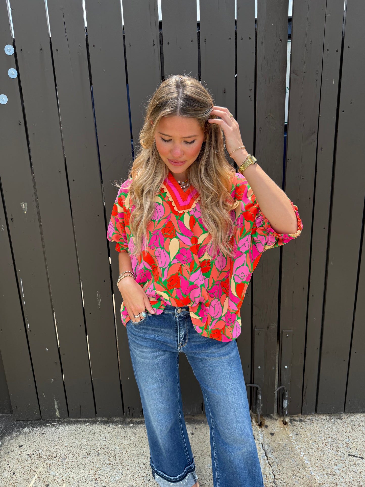 Riley Floral Top