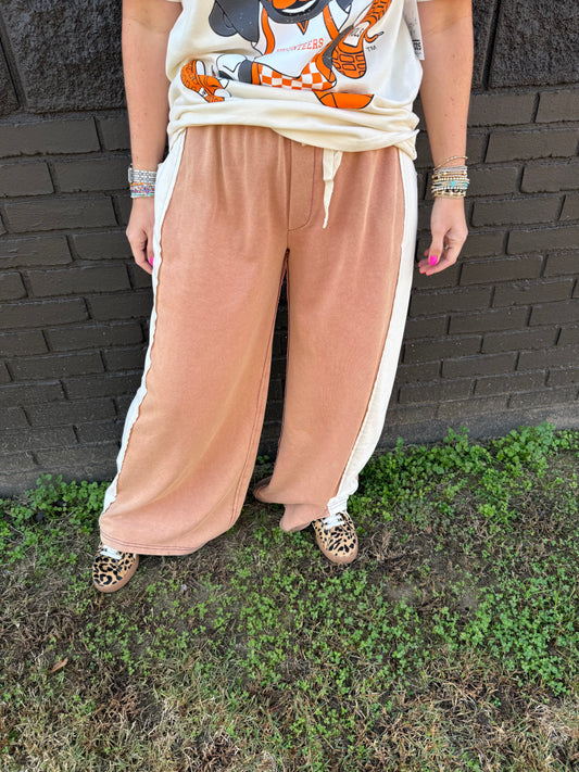 Block Party Camel Pants