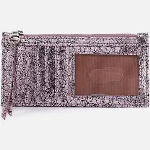 Hobo Carte Card Case Blush Crackle