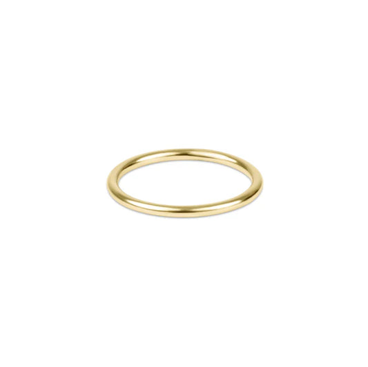 E Newton Classic Gold Thin Band Size 6