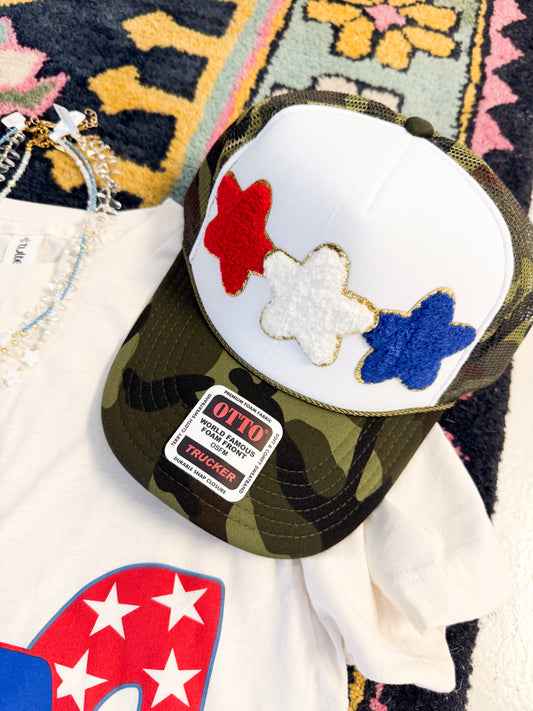 Camo Star Trucker